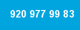 920 977 99 83 920 977 99 83